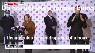 Insane rules to avoid spread of a hoax - Do not act like a human being