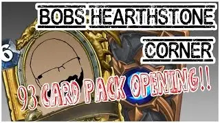 Dev N Bob Show | Hearthstone Legendary Pack Opening (93 Card Packs)