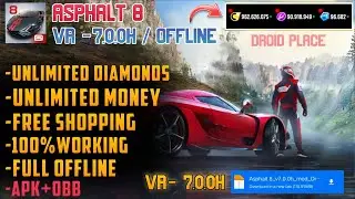 🔥UPDATE ASPHALT 8 LATEST 7.0.0H MEGA MOD APK 100% WORKING/ ANDROID 13