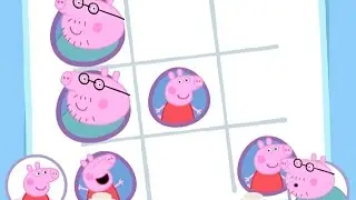 Peppa Pig Tic Tac Toe playing