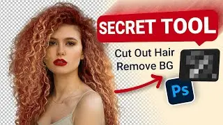 How To Remove Background & Cut Out Hair in Photoshop!