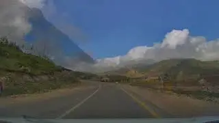 Поездка в горы к водопаду. Trip to mountain waterfall.