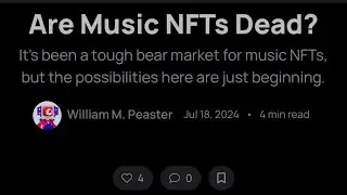 RANT: Are Music NFT’s Dead?
