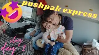 found a CUTE🤪 kid on Pushpak Expresss...🤩