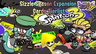 Splatoon 3 Tableturf Battle Sizzle Season Cards Tierlist