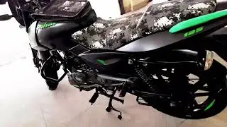 Pulsar 125 split seat green