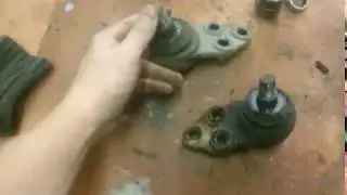 Замена шаровых опор и задних пружин.Ssang Yong Actyon New.