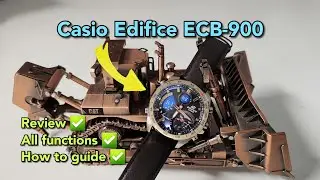 Casio Edifice ECB900 | Review and functions