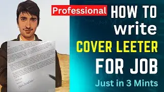 how to write a cover letter | cover letter for job | Cover Letter in 2023