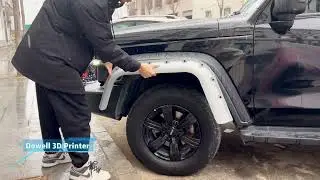 3D printing car fender flare!#3dprinter  #3dprinting  #fender #carparts  #autoparts #caraccessories