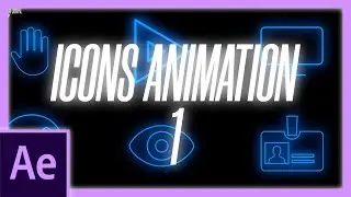 Line Icons Animation in AE set 1 | After Effects Showcase