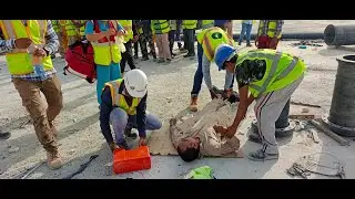 #Heat stress #emergency mock #drill