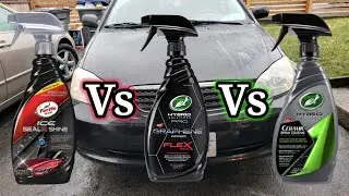 Seal N Shine VS Graphene Flex Wax VS Hybrid Solutions Ceramic Spray