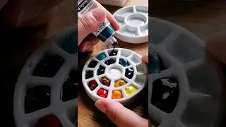 MINI PALETTE von Etchr #shortvideo #watercolor #kunst