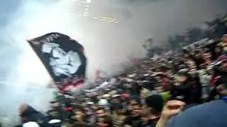 INTER-MILAN 0-1 FILMATO DALLA CURVA SUD CHI NON SALTA NERAZZURRO EE EEE