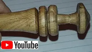 woodturning -   a pen with captive rings