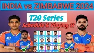 IND vs ZIM 1st T20 Playing 11| Team India Playing 11 For 1st T20 Match 2024 ||ind vs Zim Playing XI