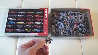EUROGRAPHICS THE LAMBORGHINI LEGEND PUZZLE 1000 PIECE JIGSAW PUZZLE UNBOXING AND CUSTOMER REVIEW