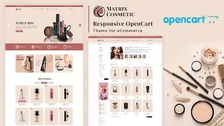 Matrix Cosmetic - Responsive OpenCart Theme for eCommerce - installation
