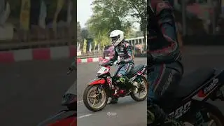 Suara bebek 2 tak emang candu 🔥🔥 #shorts video nyeting start motor balap roadrace
