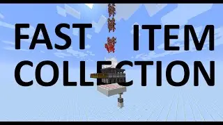 Fast and Easy Item Collection | Minecraft Redstone