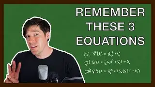 Master the Top 3 Kinematic Equations for Solving Motion Problems!