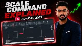 AutoCAD Beginner Course | Scale Command Explained AutoCAD Tutorial