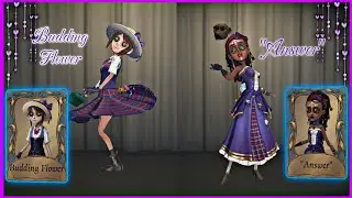 Identity V | Enchantress - "Answer" e Gardener - Budding Flower Skins Ivory Tower | Gameplay