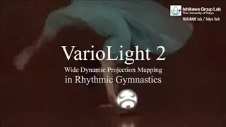 VarioLight 2: Wide Dynamic Projection Mapping in Rhythmic Gymnastics