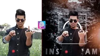 Instagram 3d Creative Photo Editing Picsart || Instagram Photo Editing Lightroom 2020