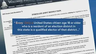 'Every' or 'only' citizen voters in Wisconsin's Constitution | Here & Now