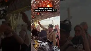 Saint Tropez vibes 👮🏼🌴 #argy #sainttropez #technomusic #dj #techno #edmdj #edm