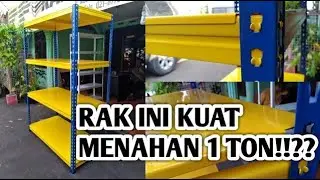 RAK BESI SIKU LUBANG TANPA BAUT KEKUATAN BISA 1 TON   YouTube