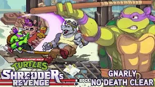 TMNT: Shredder's Revenge - Gnarly No Death Clear (Donatello / Arcade Mode)
