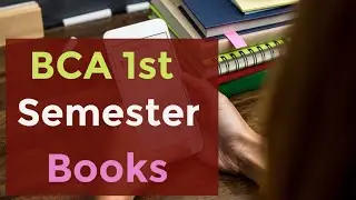BCA 1st Semester Books || 1st Semester Syllabus