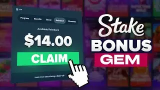 Stake Promo Code Rackeback  - $14 Welcome Bonus Offer