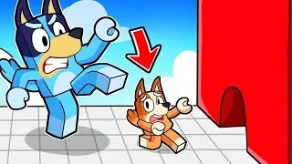 SMALL vs GIANT with BLUEY AND BINGO in ROBLOX 😂 1