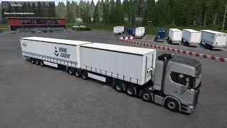 ETS2 1.52 Driving Academy Double Trailer