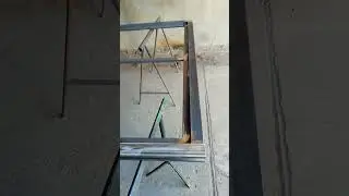 Каркас откатных ворот с рейкой, отчёт работы для клиента.