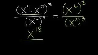 Basic rules of exponents