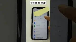 iPhone iCloud Data Backup | How to backup data in iCloud iPhone 16/15/14/13/12/11/| 