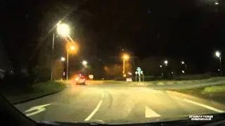RAC 03 GPS Rear View Mirror Dash Cam Night Dark Sample Footage