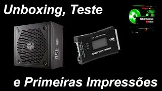 Unboxing e Impressões - Fonte Coolermaster Masterwatt 450w - Foto e Hardware