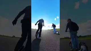 Tempelhofer Flugfeld mit Ninebot