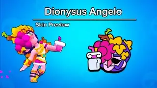 Brawl Stats | Dionysus Angelo skin preview video #brawlstars