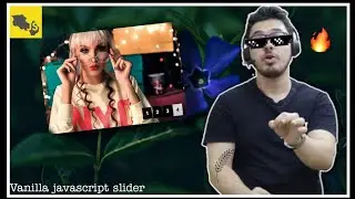 How to Create An Image Slider With Vanilla Javascript | @codewithharry | Image Slider Html Css