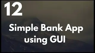 Simple Bank app using Javax.Swing GUI