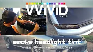 How To Smoke Your Headlights with VViViD Vinyl | Nissan Skyline GT-R R32 GTST