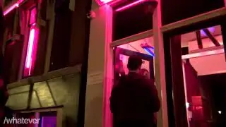 Trolling Prostitutes In Amsterdam's Red Light District