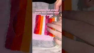 Making A Lesbian Fidget Frog🧡🤍🩷🐸#lesbian #lgbt #smallbusiness at Skyebluez.com